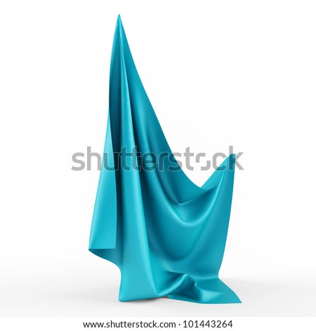 blue fabric