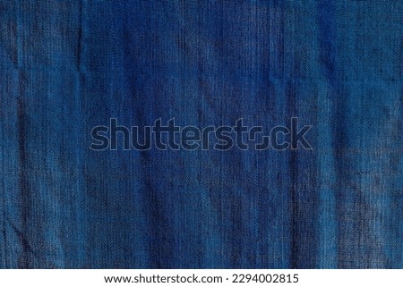 Blue fabric cloth for background and texture.