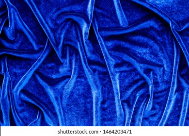 Blue Fabric Texture Background Top View Stock Photo 1464203471 ...