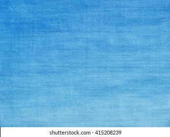 Blue Fabric Texture, Cloth Background