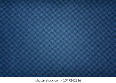 Blue fabric texture  Textile background and vignette
