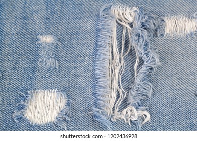 Blue Torn Jeans Texture Stock Photo 692962411 | Shutterstock