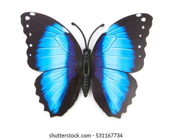 Swallowtail Butterfly Blue Isolated Vector Illustration Stock Vector ...