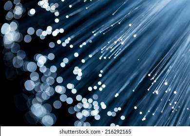 Blue fiber optic 
