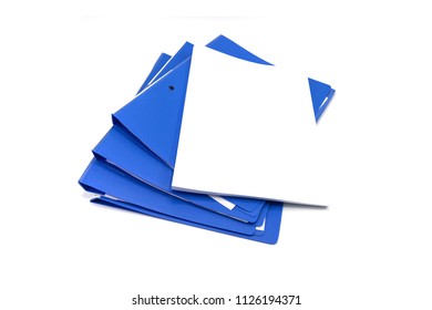 blue files folder. retention of contracts and paper. with isolated white background - Powered by Shutterstock