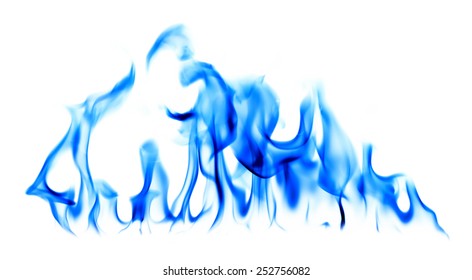 Blue Fire Light Smoke Abstract Background Stock Photo 252756082 ...