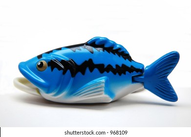 blue fish toy