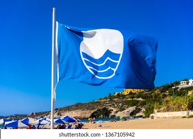 Blue Flag Beach Of Crete