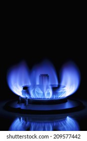 The Blue Flame Of Gas - Shutterstock ID 209577442
