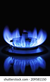 The Blue Flame Of Gas