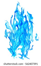 Blue Flame Isolated On White Background Stock Photo 172168094 ...