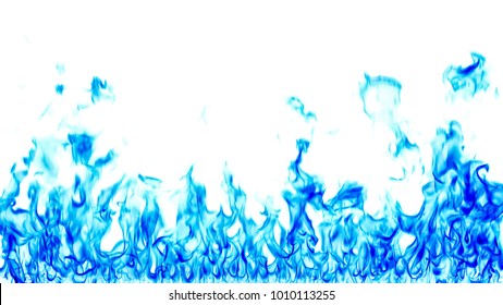 Fire Flames Isolated On White Background Stock Photo (Edit Now) 784517785