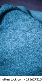 Blue Fleece Jacket Seam Detail