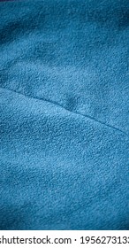 Blue Fleece Jacket Seam Detail