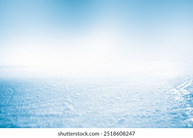 BLUE FROSTY WINTER BACKGROUND, FROZEN BACKDROP WITH ICE AND SNOW IN SNOWDRIFT, WINTER COLD FRESH DESIGN FOR MONTAGE PEOPLE, PRODUCTS AND CHRISTMAS PRESENTS AND GIFTS - Powered by Shutterstock