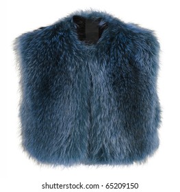 Blue Fur Coat