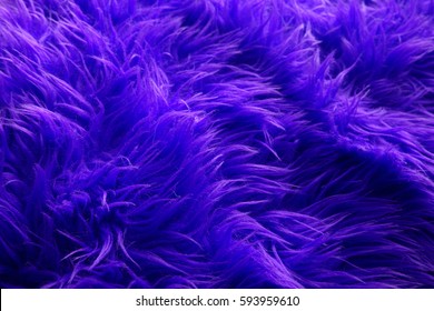 Blue Fur Texture As Very Nice Background