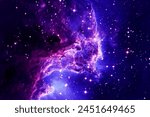 Blue Galaxy. Elements of this image furnished by NASA. High quality photo