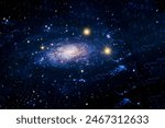 Blue Galaxy. Elements of this image furnished by NASA. High quality photo