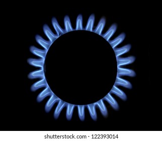 Blue Gas Flame