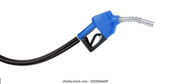 Blue Gasoline Pistol Pump Gun Fuel Nozzle