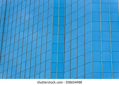 Blue Glass Skyscraper Windows