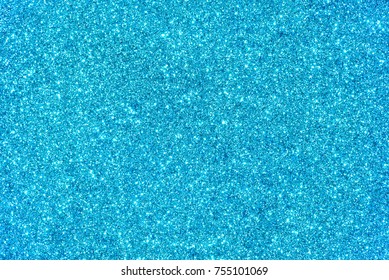 Blue Glitter Texture Christmas Abstract Background