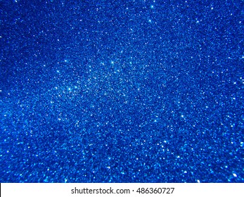 Blue Glitter Texture. Holiday Background.