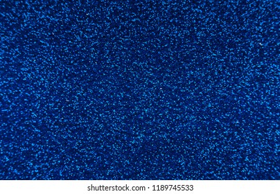 Blue Glitter Texture Shiny Wrapping Paper Background For Christmas Holiday