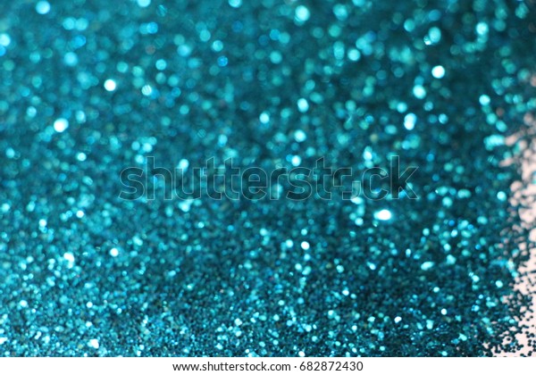 Blue Glitter Unfocused Focused Light Dark Stock Photo 682872430 ...