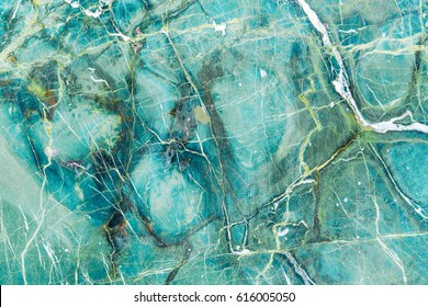 Blue And Green Marble Stone, Background, Texture