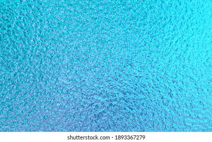 Blue Green Metallic Foil Paper Texture Background.