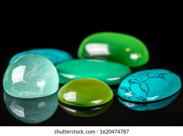 Blue and Green Natural Gemstone - Shutterstock ID 1620474787