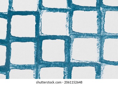 Blue grid pattern background handmade prints - Powered by Shutterstock - Get 15% off with code: PIKWIZARD15