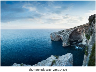 The Blue Grotto.