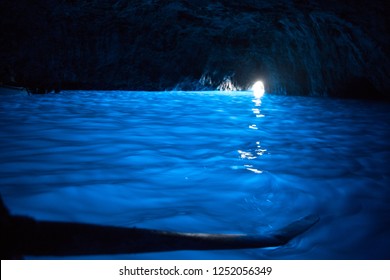 Blue Grotto In Capri Italy