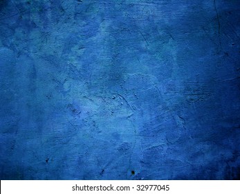 Blue grunge surface, background