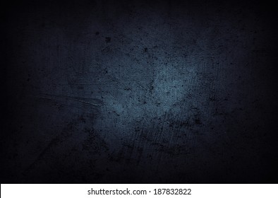 Blue grunge textured wall closeup - Shutterstock ID 187832822