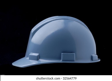 Blue Hard Hat - Side View