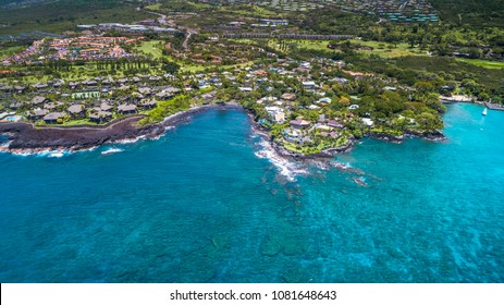 Blue Hawaii Kailua Kona Aerial View