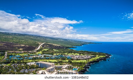 Blue Hawaii Kailua Kona Aerial View