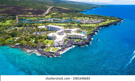 Blue Hawaii Kailua Kona Aerial View