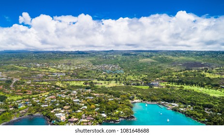 Blue Hawaii Kailua Kona Aerial View