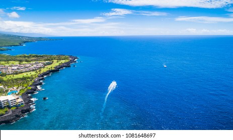 Blue Hawaii Kailua Kona Aerial View