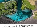 Blue Heart Springs in Idaho, USA