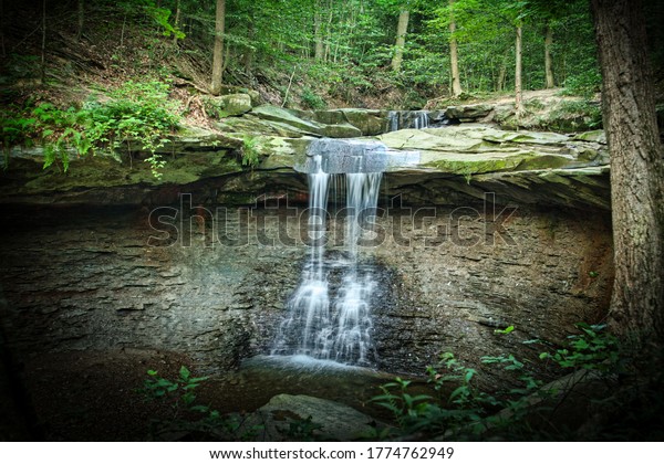 Blue Hen\
Falls in Cuyahoga valley national\
park.