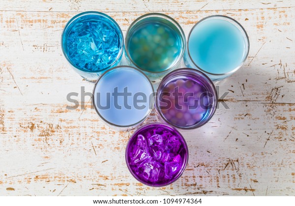 Blue Herbal Teablue Mallow Butterfly Pea Stock Photo Edit Now