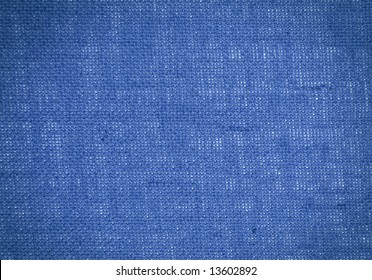 Blue Hessian cloth texture - copy space