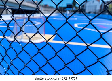 Blue Hockey Rink - Powered by Shutterstock