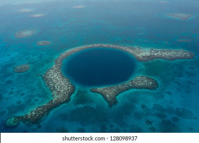 Blue Hole In Belize